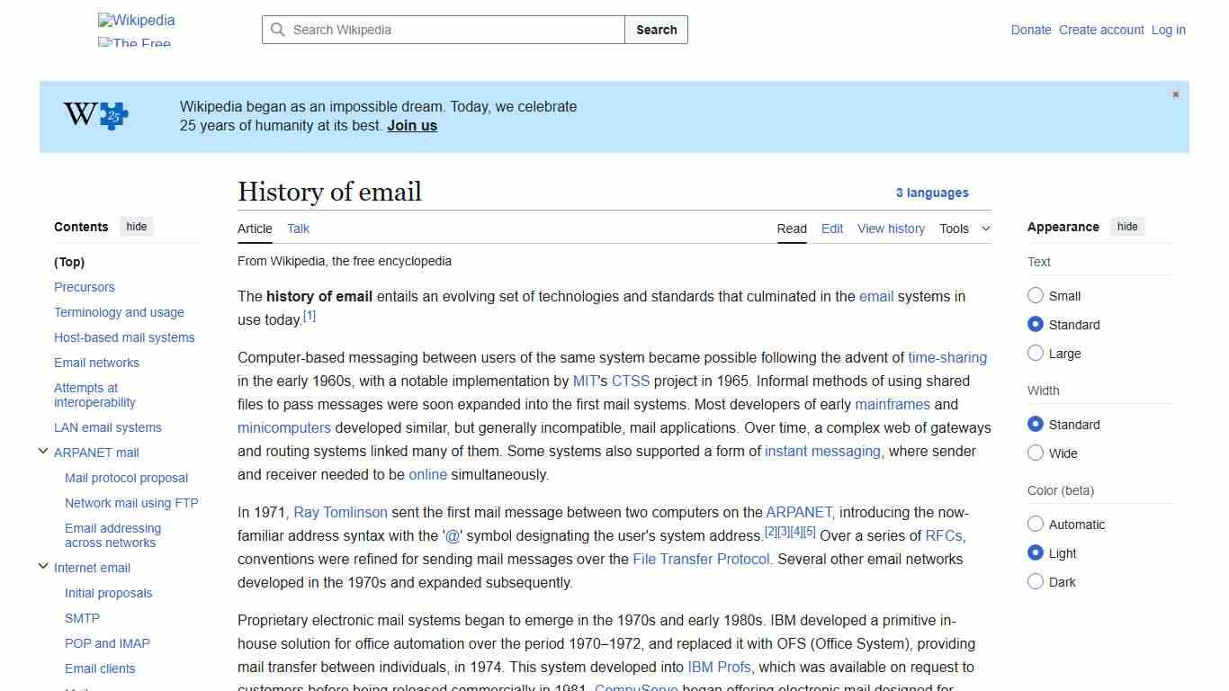 History of email - Wikipedia